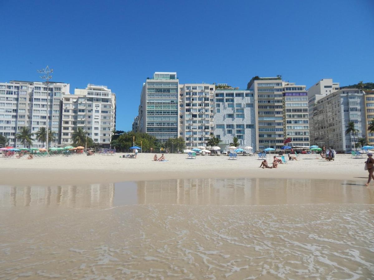 Flat Atlantica Na Orla De Copacabana Posto 6 Lägenhet Rio de Janeiro Exteriör bild