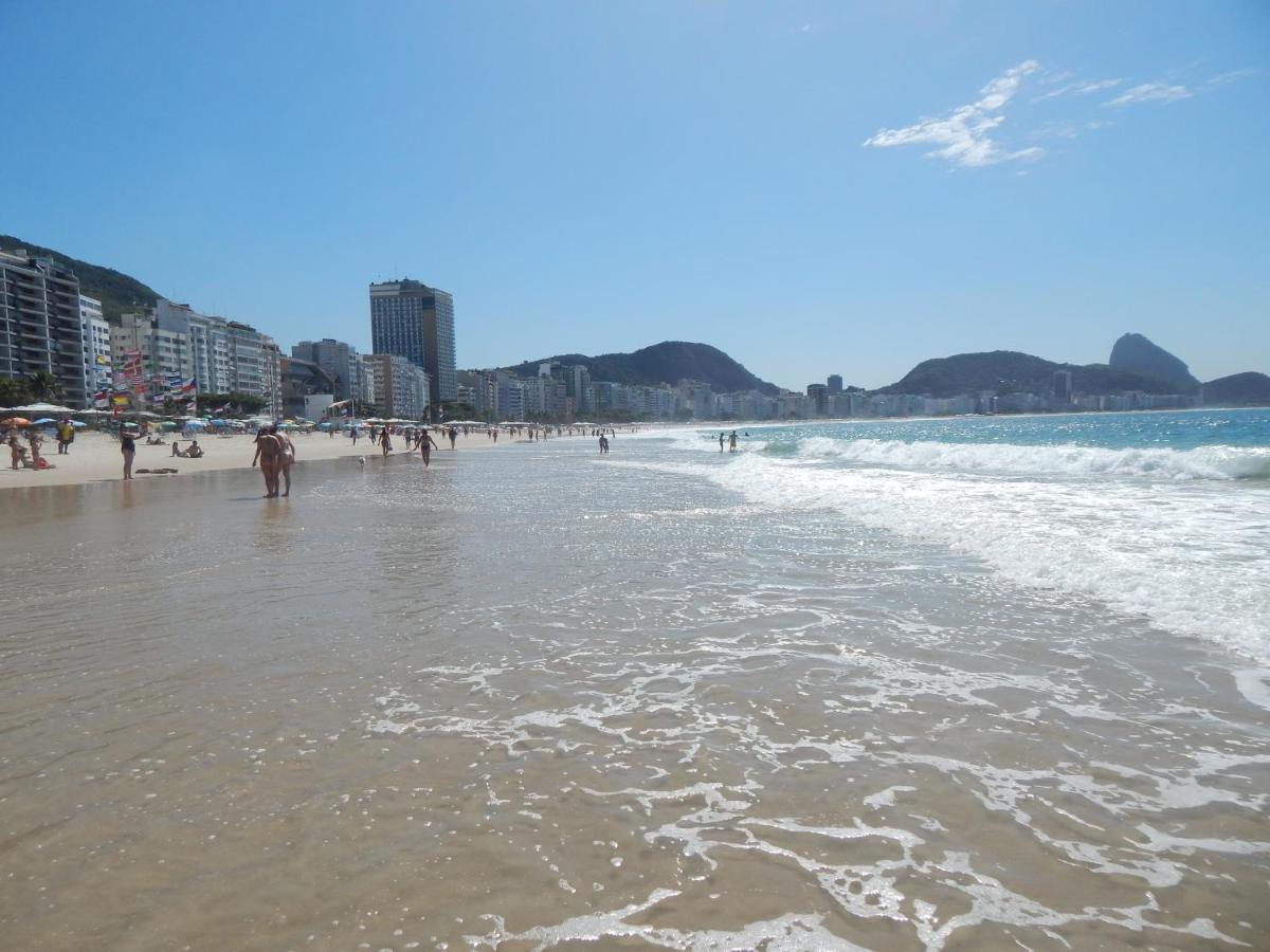 Flat Atlantica Na Orla De Copacabana Posto 6 Lägenhet Rio de Janeiro Exteriör bild