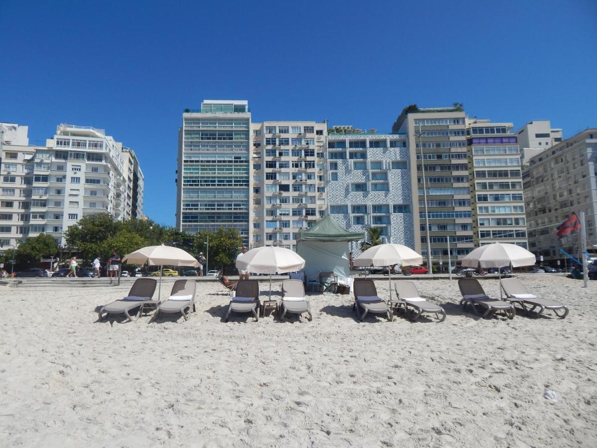 Flat Atlantica Na Orla De Copacabana Posto 6 Lägenhet Rio de Janeiro Exteriör bild