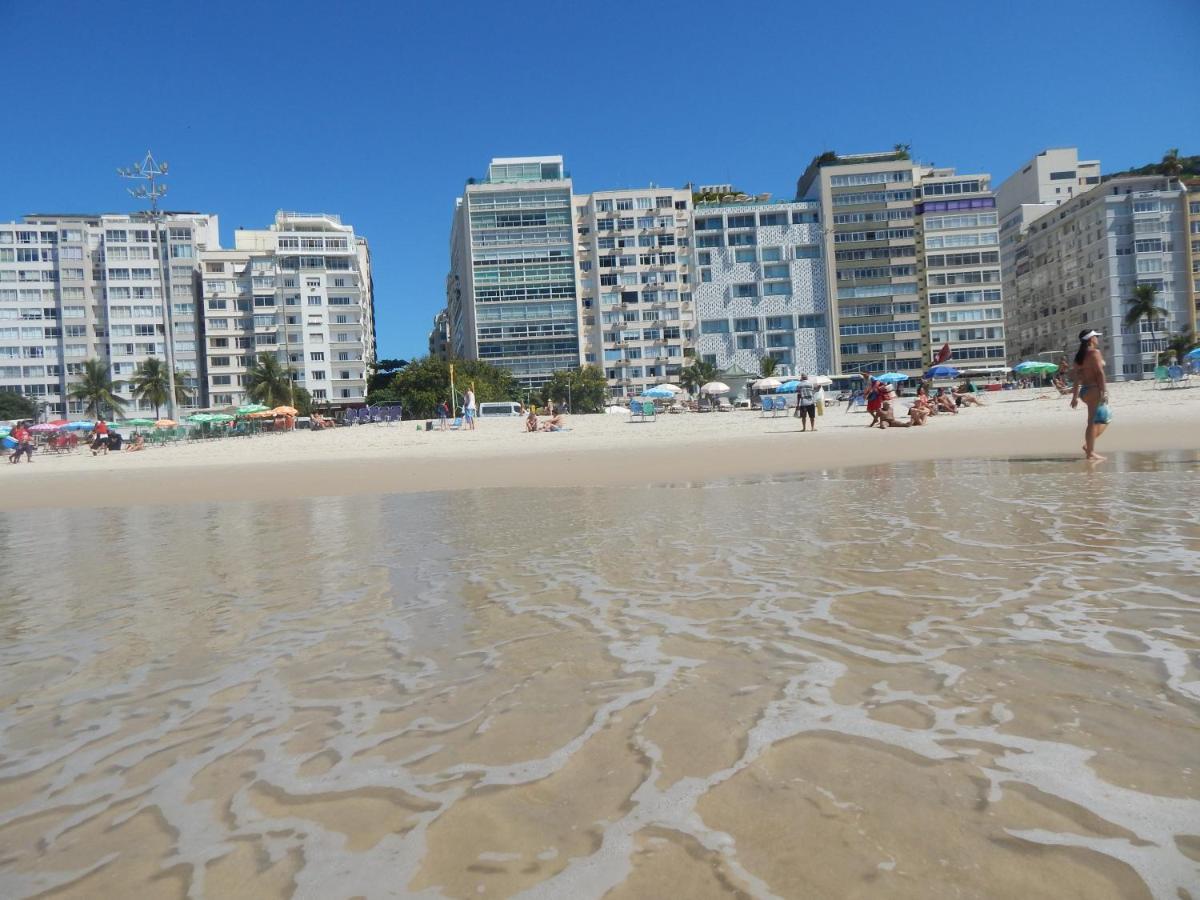 Flat Atlantica Na Orla De Copacabana Posto 6 Lägenhet Rio de Janeiro Exteriör bild